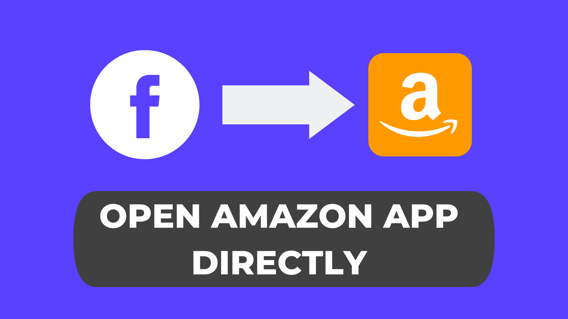 How to Open the Amazon App directly from Facebook Cover
